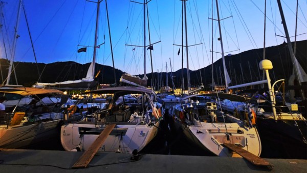 Sailboats in Greece